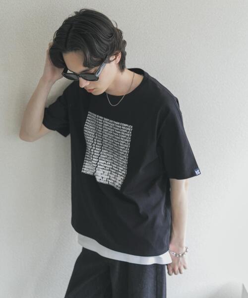 SENSE OF PLACE by URBAN RESEARCH(センスオブプレイスバイアーバンリサーチ)の「『別注』LOVE POP STUDIO×SENSE OF PLACE SHORT-SLEEVE T-SHIRTS(Tシャツ/カットソー・メンズ・ブラック/レッド/ネイビー・LARGE/MEDIUM)」の4枚目の写真