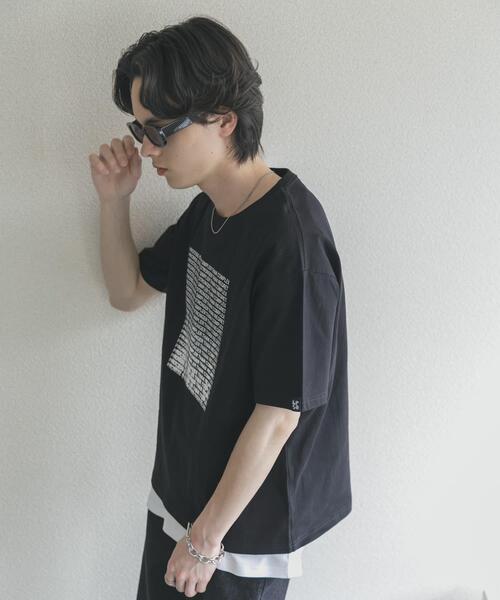 SENSE OF PLACE by URBAN RESEARCH(センスオブプレイスバイアーバンリサーチ)の「『別注』LOVE POP STUDIO×SENSE OF PLACE SHORT-SLEEVE T-SHIRTS(Tシャツ/カットソー・メンズ・ブラック/レッド/ネイビー・LARGE/MEDIUM)」の5枚目の写真