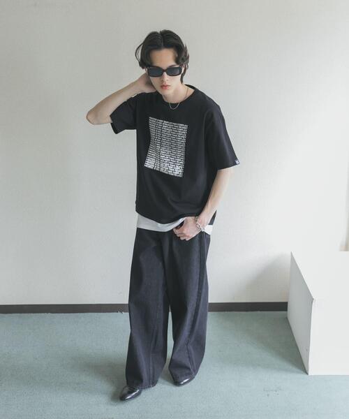 SENSE OF PLACE by URBAN RESEARCH(センスオブプレイスバイアーバンリサーチ)の「『別注』LOVE POP STUDIO×SENSE OF PLACE SHORT-SLEEVE T-SHIRTS(Tシャツ/カットソー・メンズ・ブラック/レッド/ネイビー・LARGE/MEDIUM)」の6枚目の写真