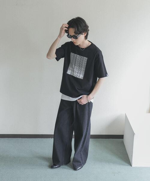 SENSE OF PLACE by URBAN RESEARCH(センスオブプレイスバイアーバンリサーチ)の「『別注』LOVE POP STUDIO×SENSE OF PLACE SHORT-SLEEVE T-SHIRTS(Tシャツ/カットソー・メンズ・ブラック/レッド/ネイビー・LARGE/MEDIUM)」の8枚目の写真