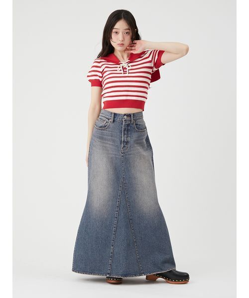 LILY BROWN(リリーブラウン)の「デニムマーメイドスカート(スカート・レディース・ブルー/ブラック・1/0)」の20枚目の写真