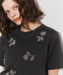 ビーズ刺繍TEE