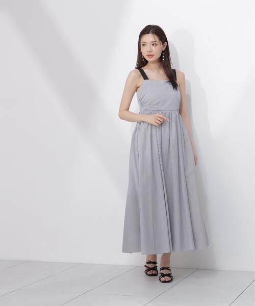 PROPORTION BODY DRESSING（プロポーションボディドレッシング）の「ストライプキャミワンピース / 1216240602（ワンピース・レディース・ブルー/ブラック・SMALL/P/S/MEDIUM）」の6枚目の写真