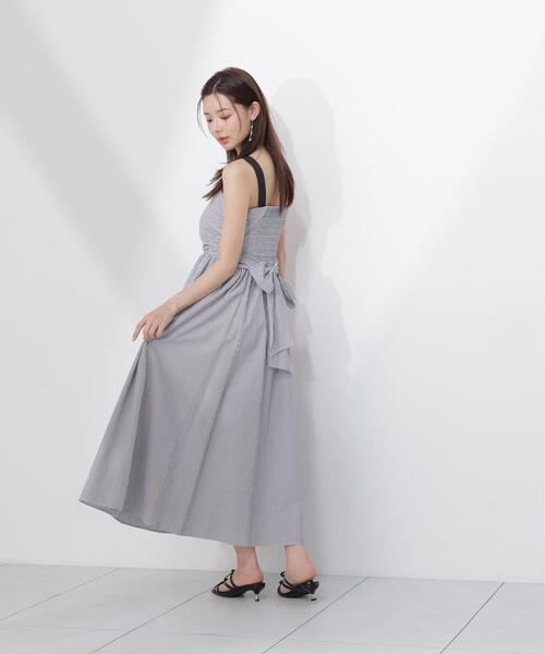 PROPORTION BODY DRESSING（プロポーションボディドレッシング）の「ストライプキャミワンピース / 1216240602（ワンピース・レディース・ブルー/ブラック・SMALL/P/S/MEDIUM）」の7枚目の写真