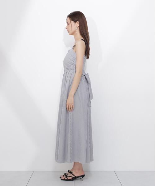 PROPORTION BODY DRESSING（プロポーションボディドレッシング）の「ストライプキャミワンピース / 1216240602（ワンピース・レディース・ブルー/ブラック・SMALL/P/S/MEDIUM）」の9枚目の写真