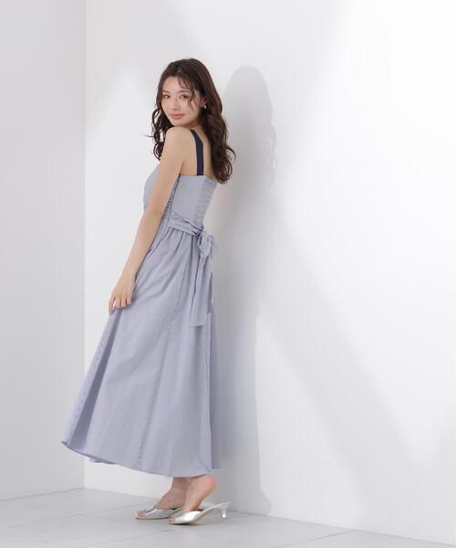 PROPORTION BODY DRESSING（プロポーションボディドレッシング）の「ストライプキャミワンピース / 1216240602（ワンピース・レディース・ブルー/ブラック・SMALL/P/S/MEDIUM）」の20枚目の写真