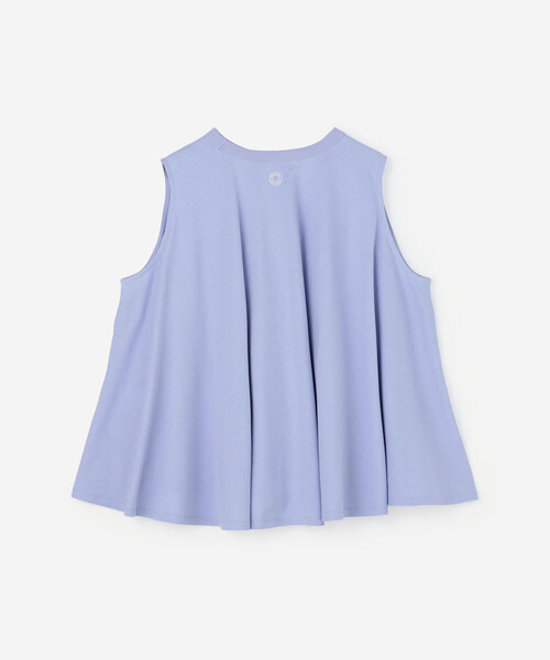 ORCIVAL(オーシバル)の「ORCIVAL | オープンエンド ノースリーブブラウス WOMEN(Tシャツ/カットソー・レディース・ホワイト/サックスブルー・1)」の4枚目の写真