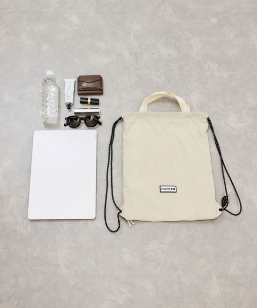 HUNTER(ハンター)の「【WEB限定】・【HUNTER for ADAM ET ROPE'】 別注 TRAVEL DRAWSTRING BACKPACK TOTE(トートバッグ・レディース・キナリ・FREE)」の19枚目の写真