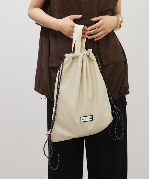 HUNTER(ハンター)の「【WEB限定】・【HUNTER for ADAM ET ROPE'】 別注 TRAVEL DRAWSTRING BACKPACK TOTE(トートバッグ・レディース・キナリ・FREE)」の17枚目の写真