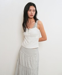 【GENERAL IDEA】アイレット スリーブレス / EYELET SLEEVELESS TOP