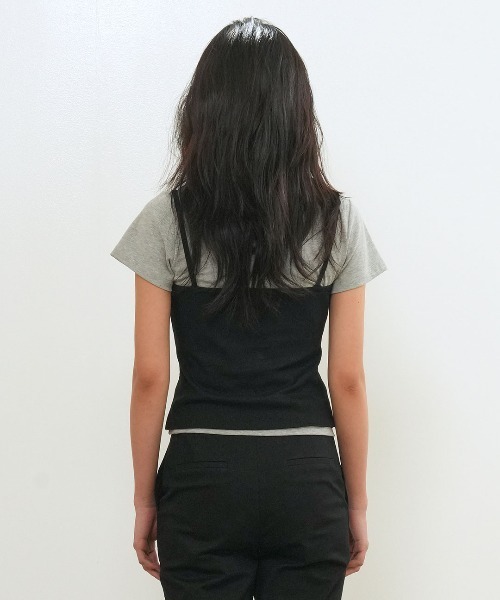 GENERAL IDEA(ジェネラルアイデア)の「【GENERAL IDEA】アイレット スリーブレス / EYELET SLEEVELESS TOP(キャミソール・レディース・ブラック/ホワイト・L/M/S)」の8枚目の写真