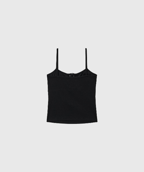 GENERAL IDEA(ジェネラルアイデア)の「【GENERAL IDEA】アイレット スリーブレス / EYELET SLEEVELESS TOP(キャミソール・レディース・ブラック/ホワイト・L/M/S)」の4枚目の写真