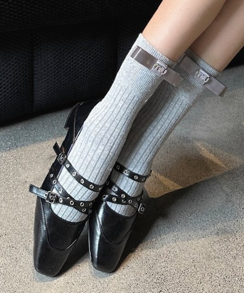 Vipoa(ヴィポア)の「Rivet Buckle Mary Jane Shoes(サンダル・レディース・ブラック/シルバー・SMALL/LARGE/MEDIUM)」の16枚目の写真