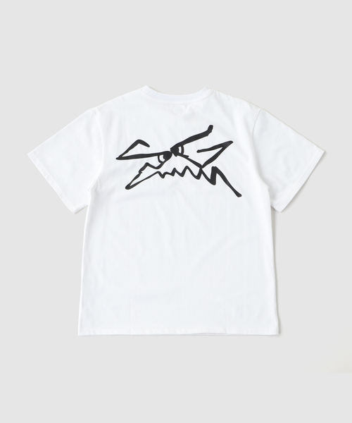 SPECIAL GUEST K.K(スペシャルゲスト)の「SPECIAL GUEST / スペシャルゲスト SG FACE LOGO TEE(Tシャツ/カットソー・メンズ・ホワイト/ネイビー・MEDIUM/LARGE)」の3枚目の写真