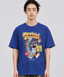 LB Protein Crunch 2 Washed Tee (Blue)