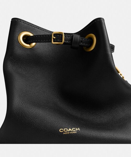 COACH(コーチ)の「ジェイド ドローストリング バッグ(ショルダーバッグ・レディース・ブラック系その他・ONE)」の10枚目の写真