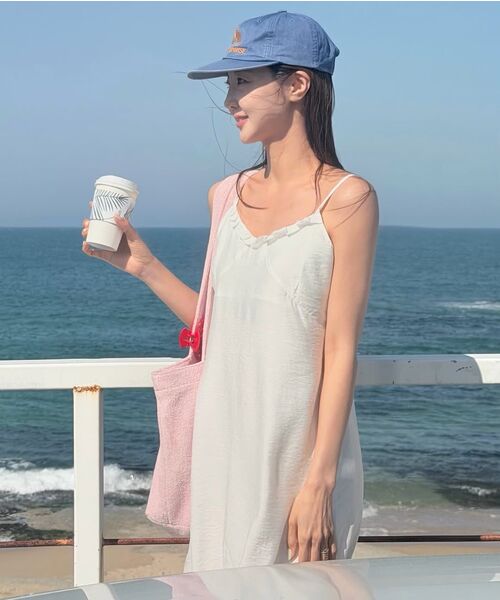 FRIVER07（フリバー07）の「Ruffle sleeveless dress [FRSP08OP01]_Ivory（ワンピース・レディース・アイボリー・FREE）」の3枚目の写真