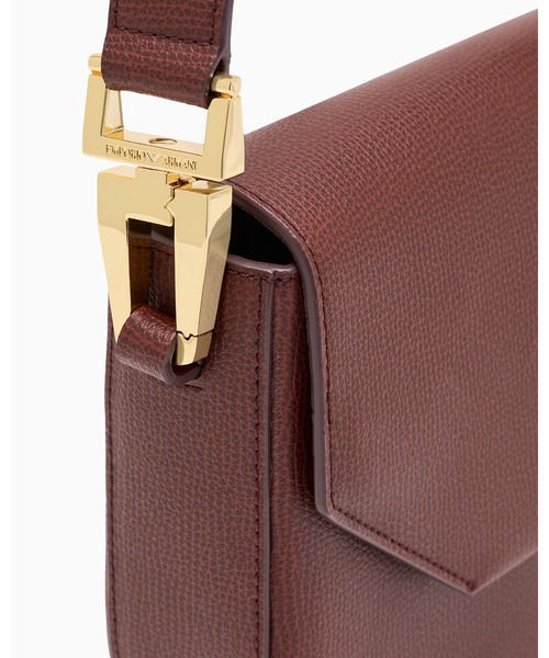 EMPORIO ARMANI(エンポリオアルマーニ)の「【エンポリオ アルマーニ】Emporio Armani 1981 レザーショルダーバッグ(ショルダーバッグ・レディース・ダークウッド/ブラック・FREE)」の9枚目の写真