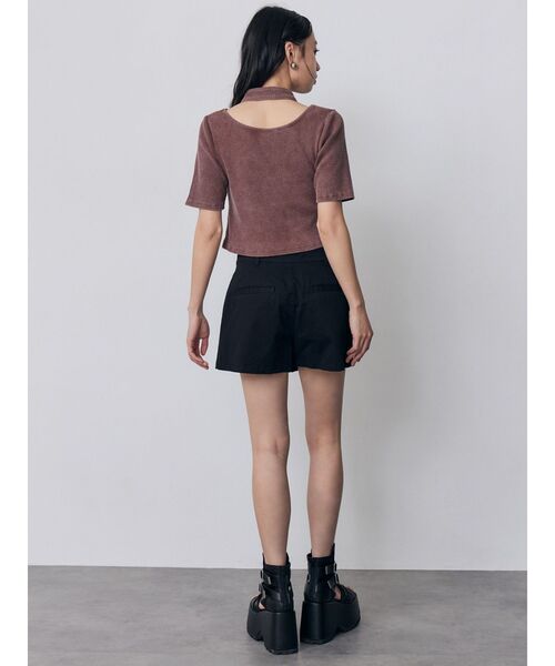 MURUA(ムルーア)の「フロントZIPドッキングスカートパンツ 夏服(その他パンツ・レディース・カーキ/ベージュ/ブラック・1/2)」の18枚目の写真