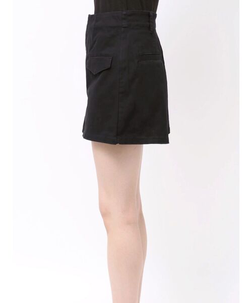 MURUA（ムルーア）の「フロントZIPドッキングスカートパンツ　夏服（その他パンツ・レディース・カーキ/ベージュ/ブラック・1/2）」の16枚目の写真