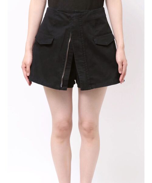MURUA（ムルーア）の「フロントZIPドッキングスカートパンツ　夏服（その他パンツ・レディース・カーキ/ベージュ/ブラック・1/2）」の22枚目の写真