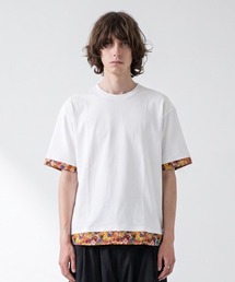 rehacer : Flower Layered Wide CS / ボタニカルレイヤード ワイドカットソー