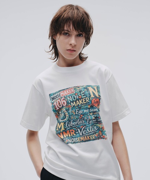 NOISE MAKER(ノイズメーカー)の「【接触冷感】グラフィックTEE(Tシャツ/カットソー・レディース・ブラック/ホワイト・FREE)」の4枚目の写真