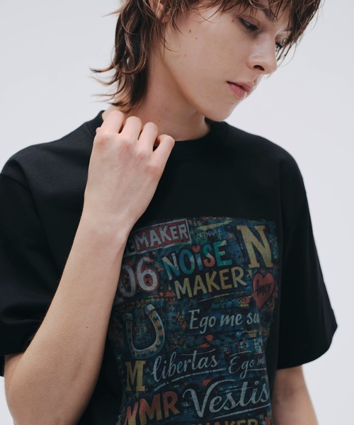 NOISE MAKER(ノイズメーカー)の「【接触冷感】グラフィックTEE(Tシャツ/カットソー・レディース・ブラック/ホワイト・FREE)」の7枚目の写真