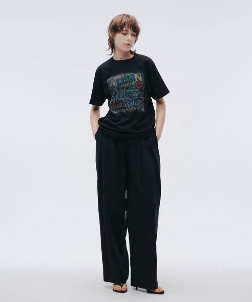 NOISE MAKER(ノイズメーカー)の「【接触冷感】グラフィックTEE(Tシャツ/カットソー・レディース・ブラック/ホワイト・FREE)」の5枚目の写真