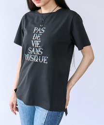 箔プリントMIXロゴTシャツ