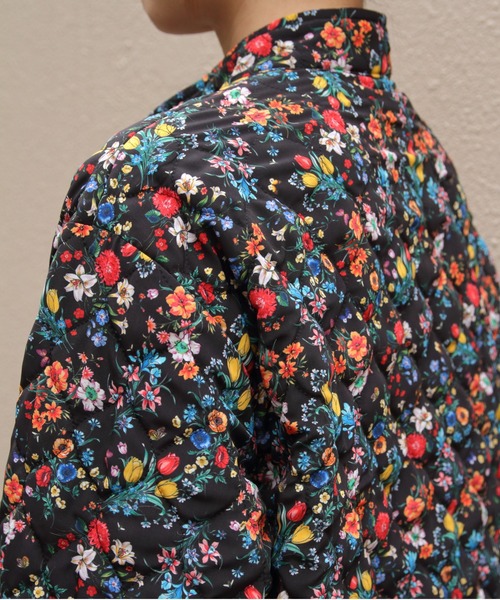MEYAME(メヤメ)の「MEYAME/メヤメ フラワーキルトジャケット FLOWER QUILTED JACKET MEY-2508(その他アウター・レディース・ブラック/ホワイト・FREE)」の4枚目の写真