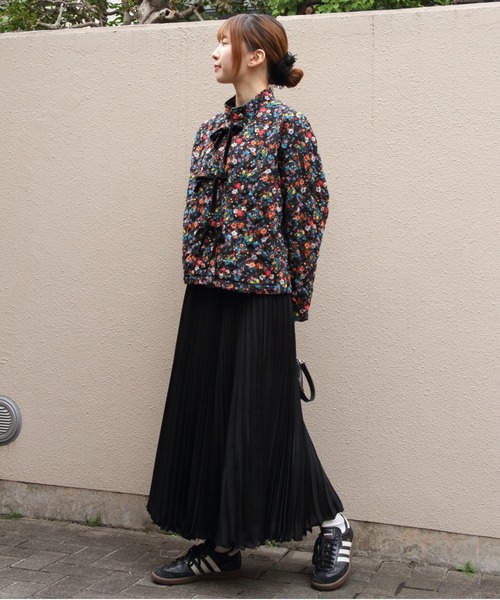 MEYAME(メヤメ)の「MEYAME/メヤメ フラワーキルトジャケット FLOWER QUILTED JACKET MEY-2508(その他アウター・レディース・ブラック/ホワイト・FREE)」の12枚目の写真