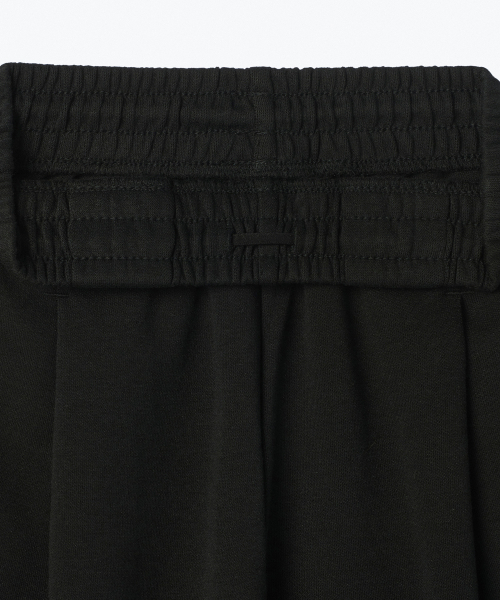 MUSINSA STANDARD KIDS（ムシンサスタンダードキッズ）の「ダブルニットワンタックバミューダスウェットパンツ[ブラック]（その他パンツ・レディース・その他・100/110/120/130/140/150/160）」の5枚目の写真