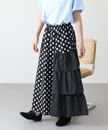 ポルカドットフリル切替えスカート 26SS