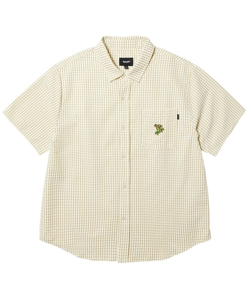 HUF(ハフ)の「STUCK ON YOU PLAID SHIRT(シャツ/ブラウス・メンズ・ナチュラル/ブルー系その他・S/M/L/XL/XXL)」の1枚目の写真