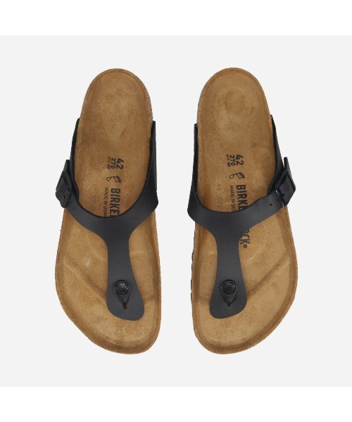 BIRKENSTOCK(ビルケンシュトック)の「BIRKENSTOCK GIZEH BIRKO-FLOR -REGULAR- / ビルケンシュトック ギゼ ビルコフロー レギュラーフィット / BKS-43691(サンダル・メンズ・ブラック・45/44/43/42/41/40/39)」の2枚目の写真
