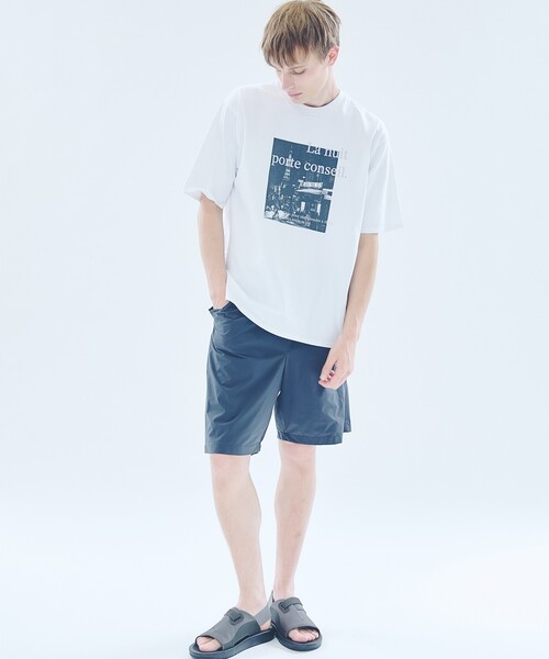 ABAHOUSE(アバハウス)の「SCENE GRAPHIC フォトTシャツ / リラックスフィット(Tシャツ/カットソー・メンズ・スミクロ/ホワイト・48/46)」の3枚目の写真