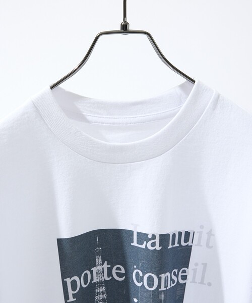 ABAHOUSE(アバハウス)の「SCENE GRAPHIC フォトTシャツ / リラックスフィット(Tシャツ/カットソー・メンズ・スミクロ/ホワイト・48/46)」の6枚目の写真