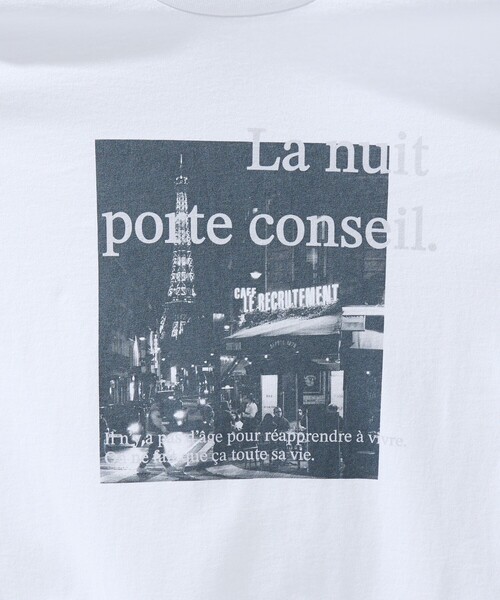 ABAHOUSE(アバハウス)の「SCENE GRAPHIC フォトTシャツ / リラックスフィット(Tシャツ/カットソー・メンズ・スミクロ/ホワイト・48/46)」の7枚目の写真