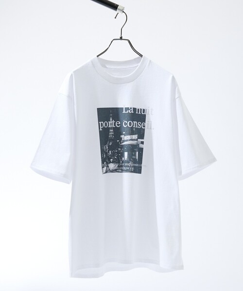 ABAHOUSE(アバハウス)の「SCENE GRAPHIC フォトTシャツ / リラックスフィット(Tシャツ/カットソー・メンズ・スミクロ/ホワイト・48/46)」の10枚目の写真
