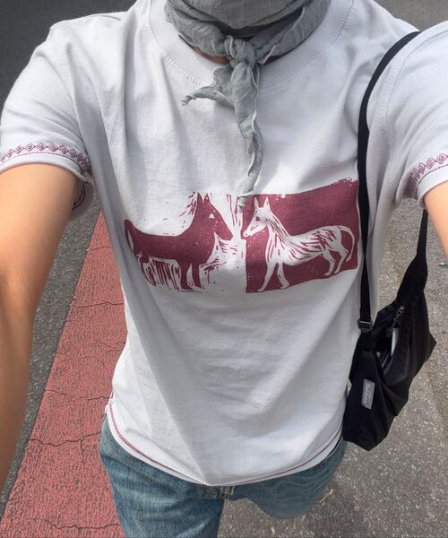 DANDEL（ダンデル）の「DD two horse stitch tee (SKY BLUE)（Tシャツ/カットソー・レディース・その他・1/2）」の6枚目の写真