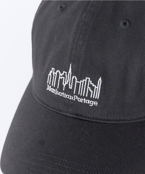 Manhattan Portage（マンハッタンポーテージ）の「Manhattan Portage / マンハッタンポーテージ WASHED TWILL 6P CAP ウォッシュド ツイル 6パネル キャップ フロントロゴ メンズ レディース 2026年秋冬 秋物（キャップ・メンズ・チャコールグレー/ブラック/ブラウン/サンドベージュ・FREE）」の14枚目の写真