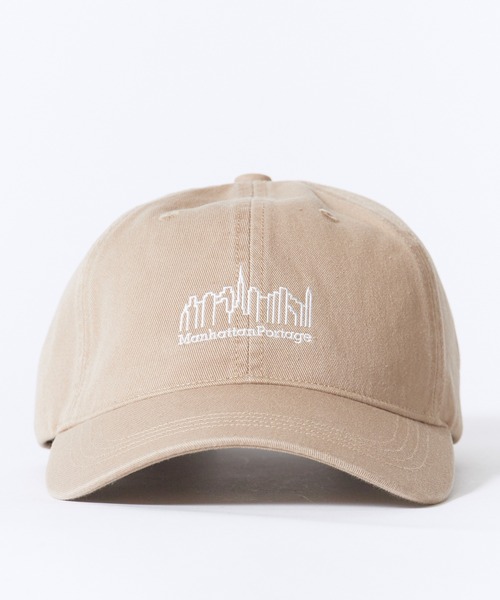 Manhattan Portage（マンハッタンポーテージ）の「Manhattan Portage / マンハッタンポーテージ WASHED TWILL 6P CAP ウォッシュド ツイル 6パネル キャップ フロントロゴ メンズ レディース 2026年秋冬 秋物（キャップ・メンズ・チャコールグレー/ブラック/ブラウン/サンドベージュ・FREE）」の6枚目の写真