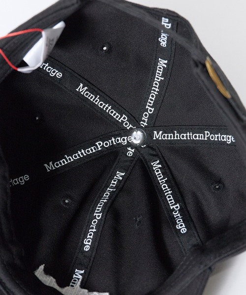 Manhattan Portage（マンハッタンポーテージ）の「Manhattan Portage / マンハッタンポーテージ WASHED TWILL 6P CAP ウォッシュド ツイル 6パネル キャップ フロントロゴ メンズ レディース 2026年秋冬 秋物（キャップ・メンズ・チャコールグレー/ブラック/ブラウン/サンドベージュ・FREE）」の12枚目の写真