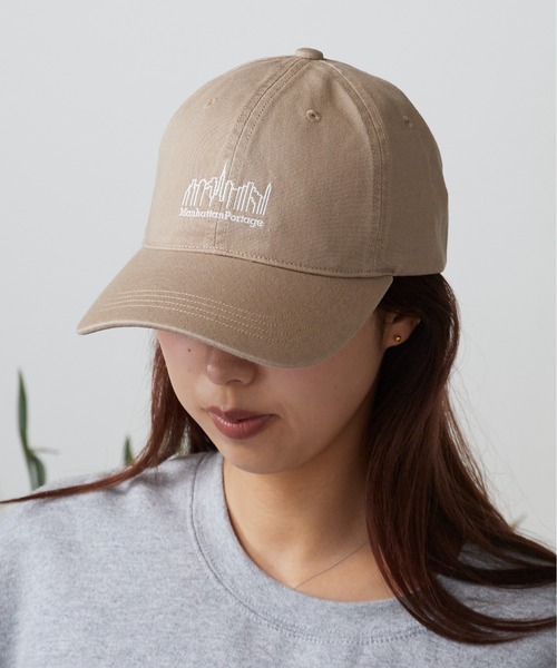 Manhattan Portage（マンハッタンポーテージ）の「Manhattan Portage / マンハッタンポーテージ WASHED TWILL 6P CAP ウォッシュド ツイル 6パネル キャップ フロントロゴ メンズ レディース 2026年秋冬 秋物（キャップ・メンズ・チャコールグレー/ブラック/ブラウン/サンドベージュ・FREE）」の20枚目の写真