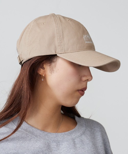 Manhattan Portage（マンハッタンポーテージ）の「Manhattan Portage / マンハッタンポーテージ WASHED TWILL 6P CAP ウォッシュド ツイル 6パネル キャップ フロントロゴ メンズ レディース 2026年秋冬 秋物（キャップ・メンズ・チャコールグレー/ブラック/ブラウン/サンドベージュ・FREE）」の21枚目の写真