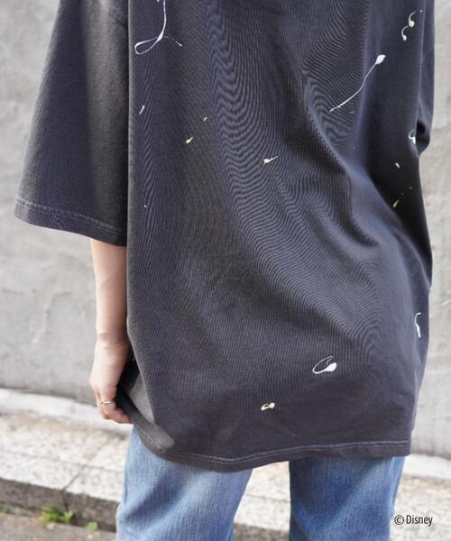GOOD ROCK SPEED(グッドロックスピード)の「GOOD ROCK SPEED (グッドロックスピード) 別注MickeyペイントTEE/UNISEX(Tシャツ/カットソー・レディース・ブラック・L/M/XL)」の6枚目の写真