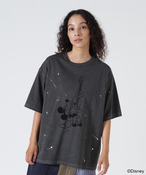 GOOD ROCK SPEED(グッドロックスピード)の「GOOD ROCK SPEED (グッドロックスピード) 別注MickeyペイントTEE/UNISEX(Tシャツ/カットソー・レディース・ブラック・L/M/XL)」の15枚目の写真