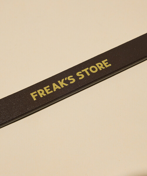 FREAK'S STORE(フリークスストア)の「牛革ナローベルト/リアルレザー(ベルト・メンズ・ブラック/ダークブラウン・ONE SIZE)」の6枚目の写真