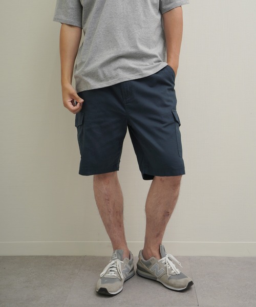 ZIP FIVE(ジップファイブ)の「Hanes コットン100% ワンウォッシュ チノクロス カーゴショートパンツ(カーゴパンツ・メンズ・カーキ系/ベージュ/ネイビー系/ブラック・X-LARGE/LARGE/MEDIUM)」の11枚目の写真